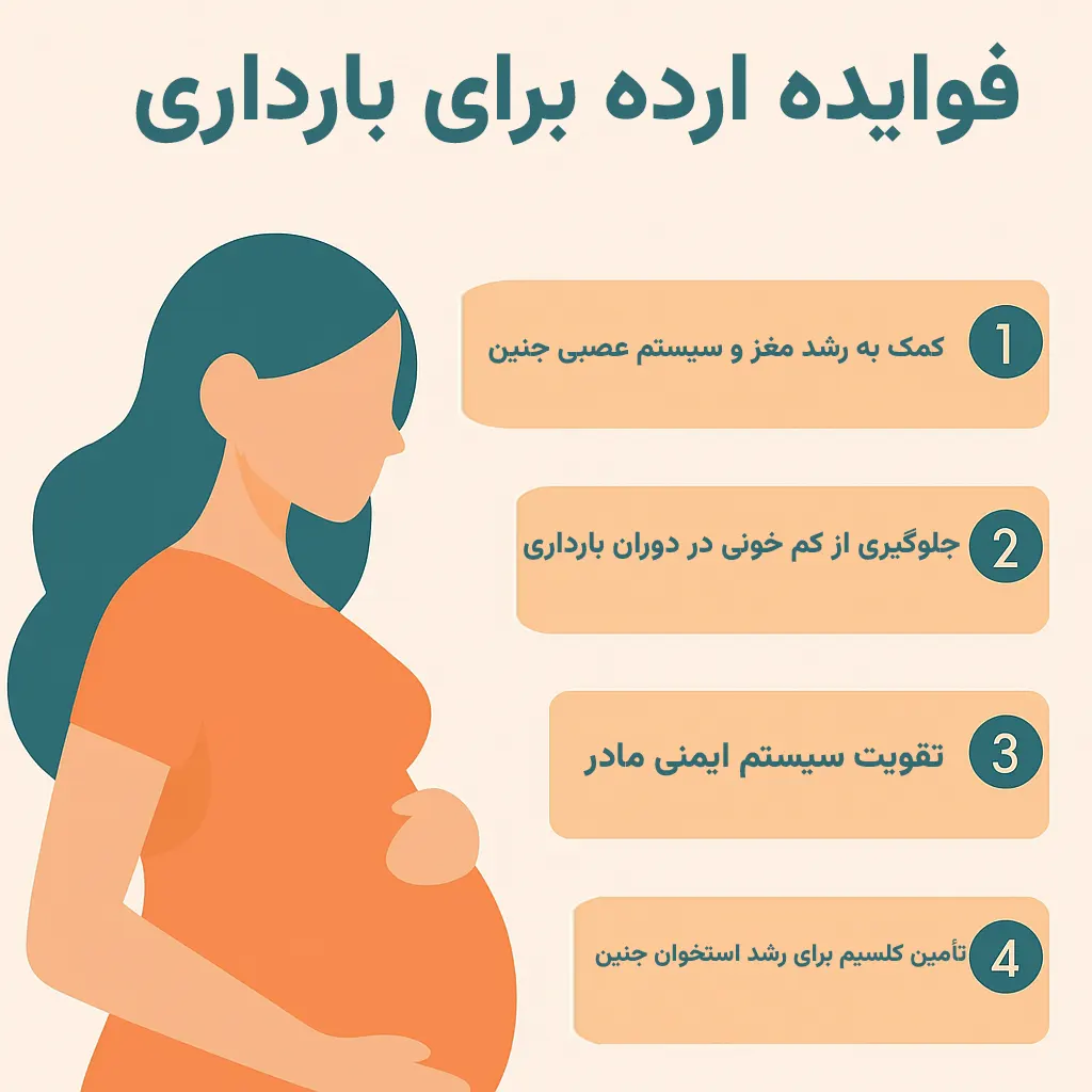 خواص ارده برای بارداری